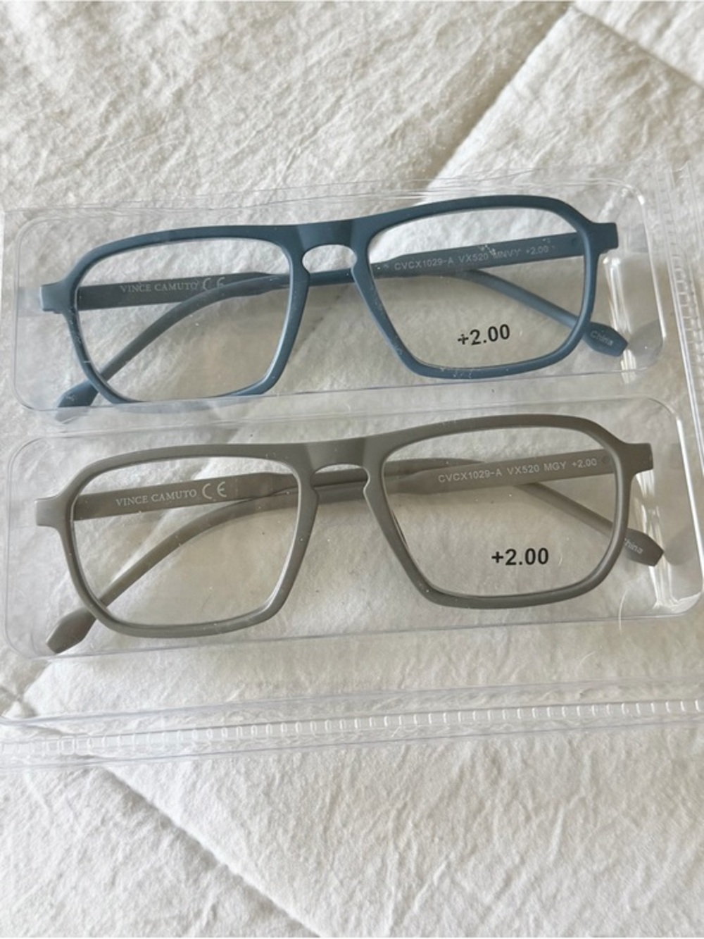 Vince Camuto Retro Aviator Reading Glasses +2.00 (2 Pairs)